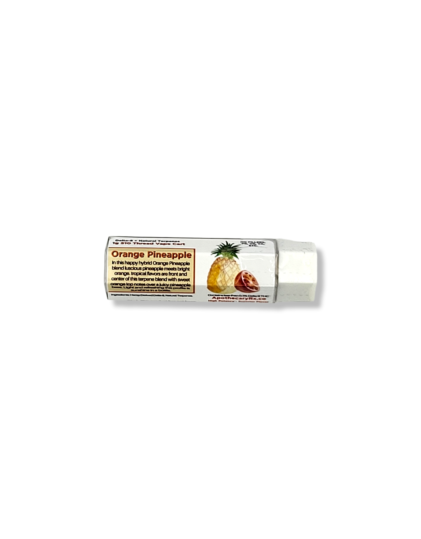 Apothecary Rx Apothecary Rx Delta 8 Orange Pineapple Sativa Cartridge 1gr