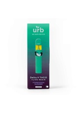 URB URB Delta 9 THCO Live Resin Forbidden Gusher Hybrid Disposable Cartridge 3gr