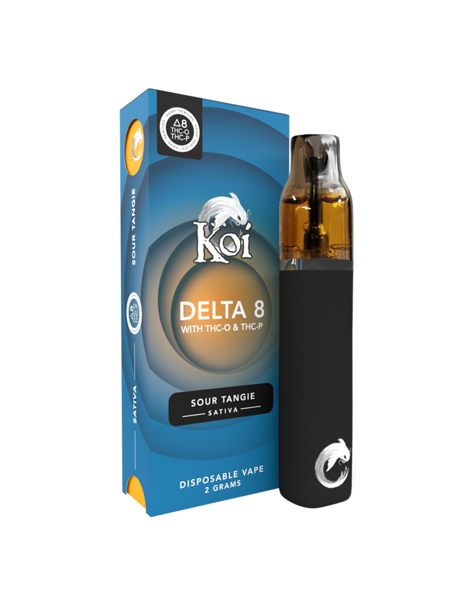 Koi Koi Delta 8 THC-O THC-P Sour Tangie Sativa  Disposable 2gr