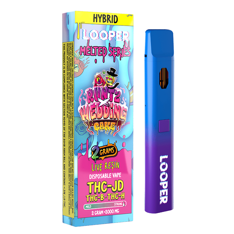 Looper THCJD THCB THCH Runtz x Wedding Cake Hybrid Disposable 2g