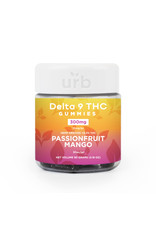 URB URB Delta 9 THC Passionfruit Mango Vegan Gummies 10mg 30ct