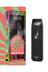 Pinweel Pinweel Delta 9 Delta 10 THC-A Live Resin Strawberry Kiwi Indica Rechargeable 3g