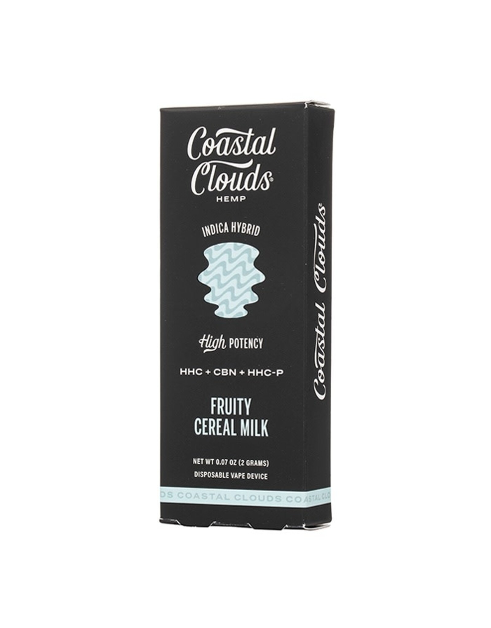 Coastal Clouds Coastal Clouds Delta 8 HHC CBN HHC-P Fruity Cereal Milk Indica Disposable Cartridge 2gr