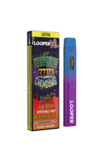 Looper Looper THC-JD THC-P Live Resin Green Crack Chemdawg Sativa Disposable 3gr