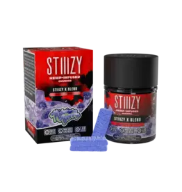 Stiiizy Stiiizy Delta 8 Delta 10 HHC THC-P Stiiizy X Blend Midnight Berry Gummies 70mg 15ct