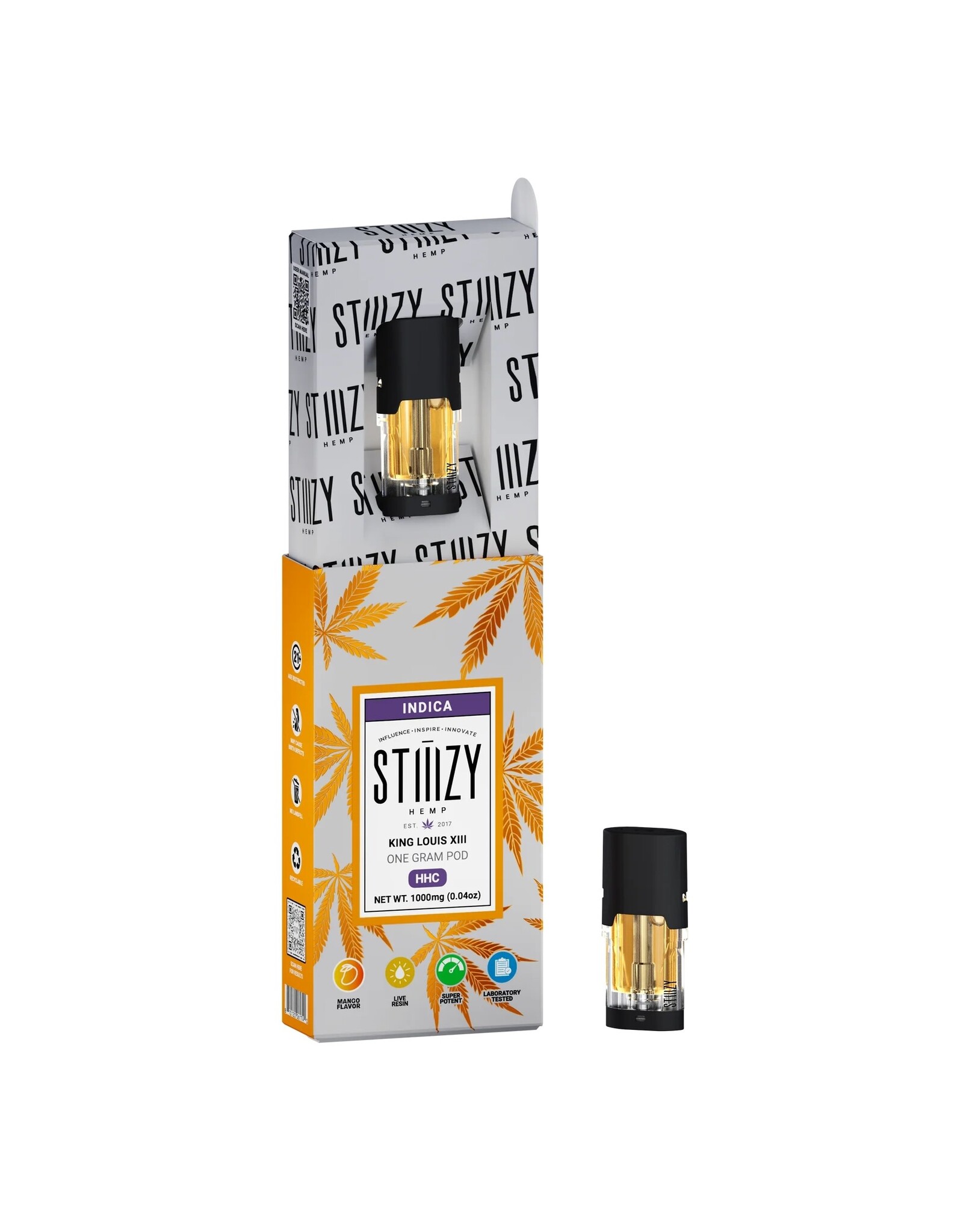 Stiiizy Stiiizy X HHC King Louis III Pod Indica 1g