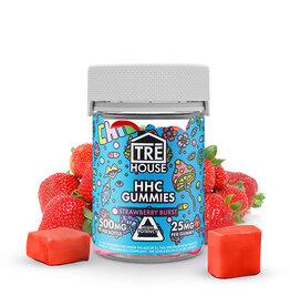 Tre House Tre House HHC Strawberry Burst Gummies 25mg 20ct