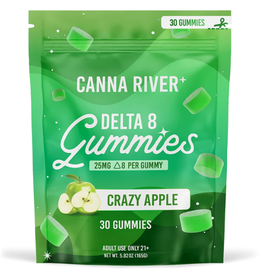 Canna River Canna River Delta 8 Crazy Apple Gummies 25mg 30ct