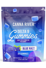 Canna River Canna River Delta 9 CBD 1:2 Blue Razz Gummies 30mg 30ct