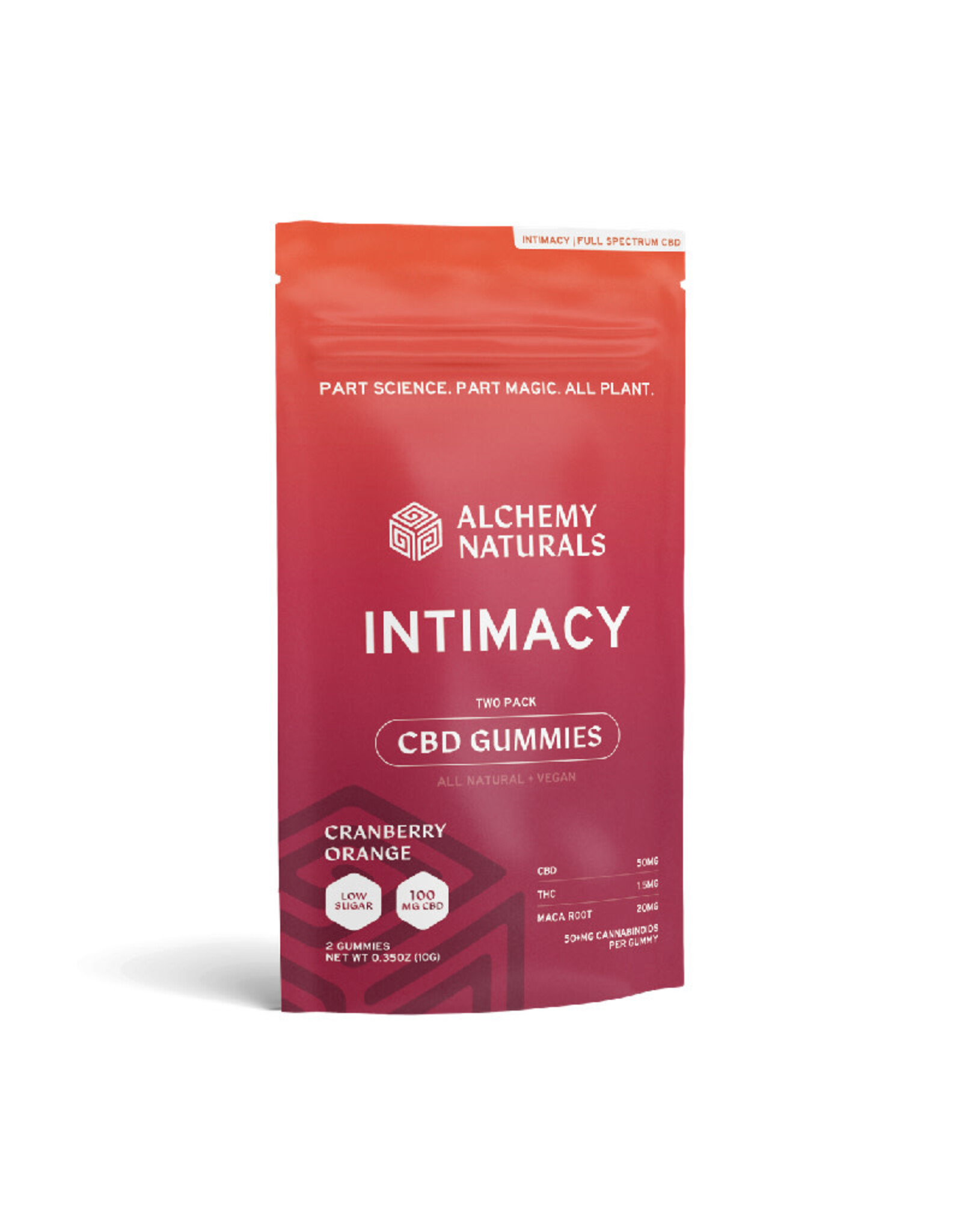 Alchemy Naturals Alchemy Naturals CBD Full Spectrum Intimacy Gummies 50mg 2ct