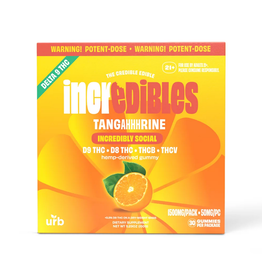 Incredibles by URB Incredibles by URB Delta 8/Delta 9 CBG  Tangahhhrine Gummies 50mg 30ct