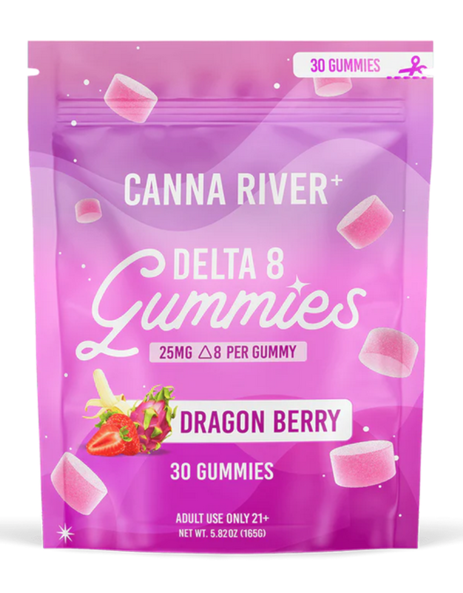 Canna River Canna River Delta 8 Dragon Berry Gummies 25mg 30ct