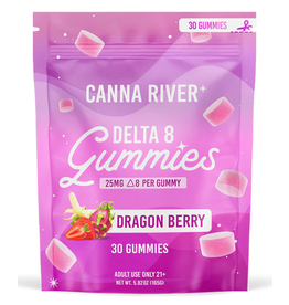 Canna River Canna River Delta 8 Gummies Dragon Berry 25mg 30ct