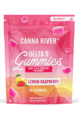 Canna River Canna River Delta 9 CBD 1:2 Lemon Raspberry Gummies 30mg 30ct