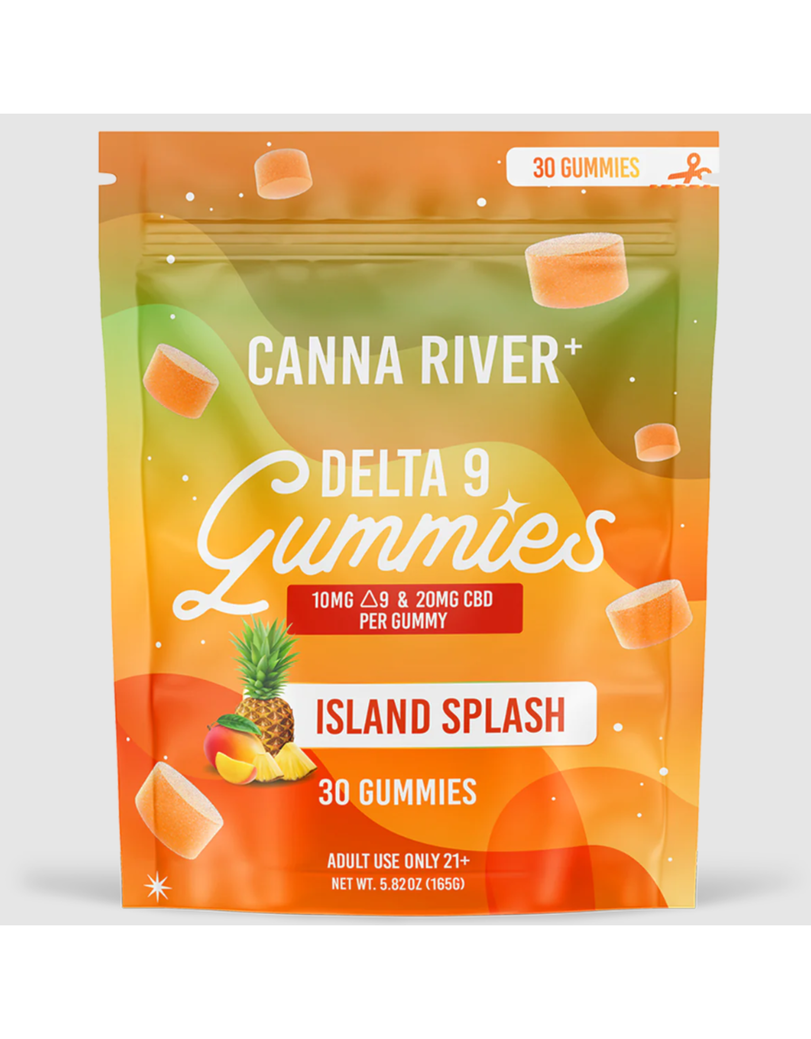 Canna River Canna River Delta 9 CBD 1:2 Island Splash Gummies 30mg 30ct