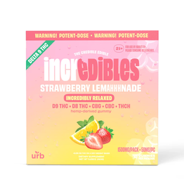 Incredibles by URB Incredibles by URB Delta 8/Delta 9 CBG  Strawberry Lemahhhnade Gummies 50mg 30ct