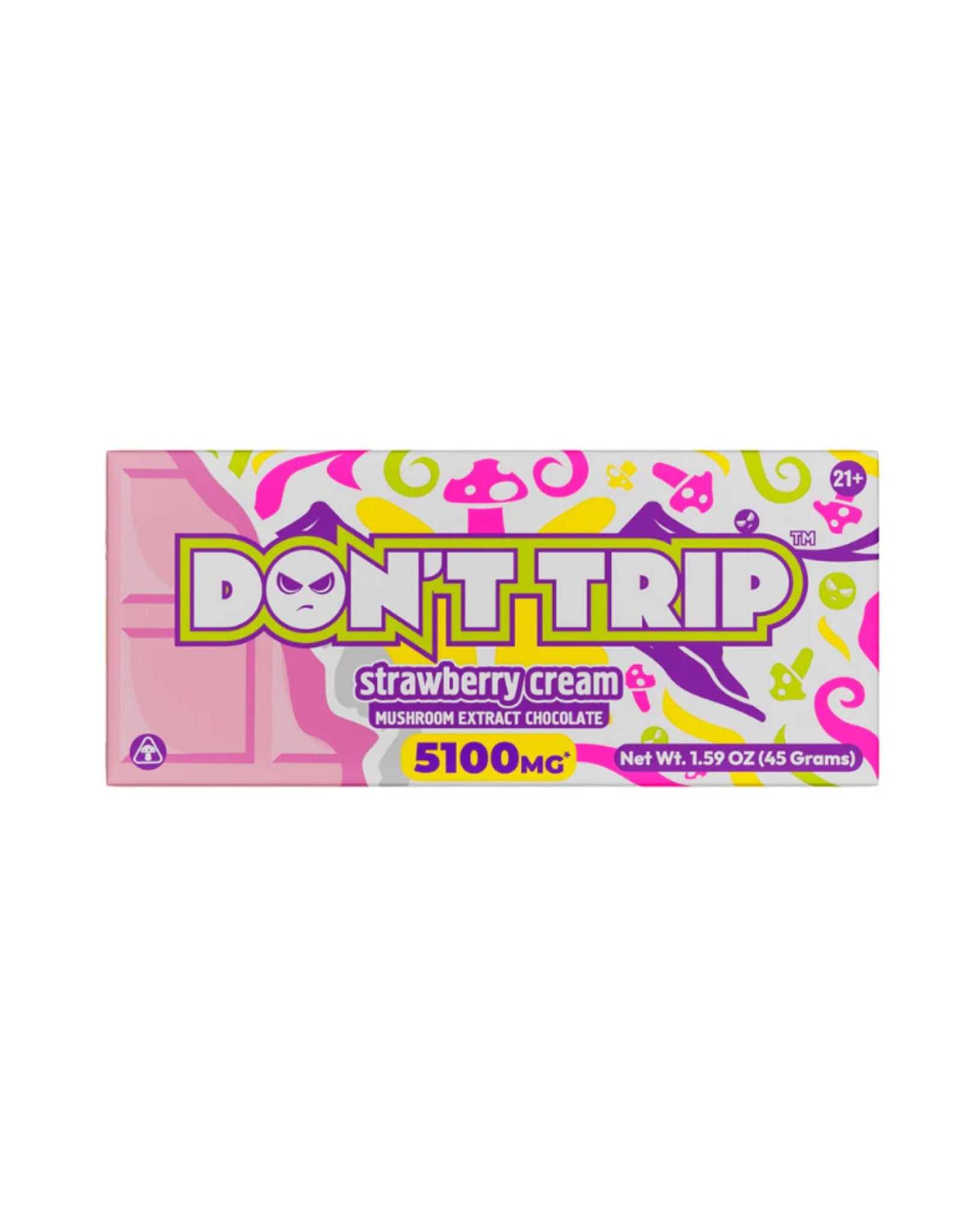 Dozo Dozo Delta-9 Amanita Muscaria Strawberry Cream Chocolate Bar 5100mg 1 bar