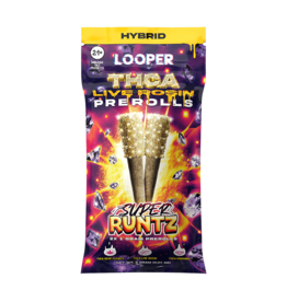 Looper Looper THCa Live Rosin Super Runtz Hybrid Preroll 1g 2ct