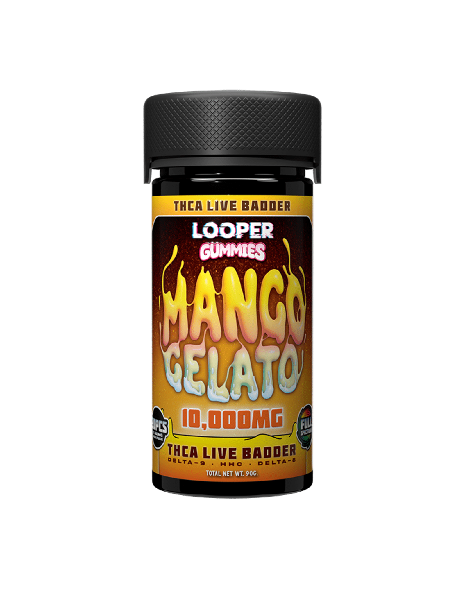 Looper Live Badder Mango Gelato Gummies 500mg 20ct