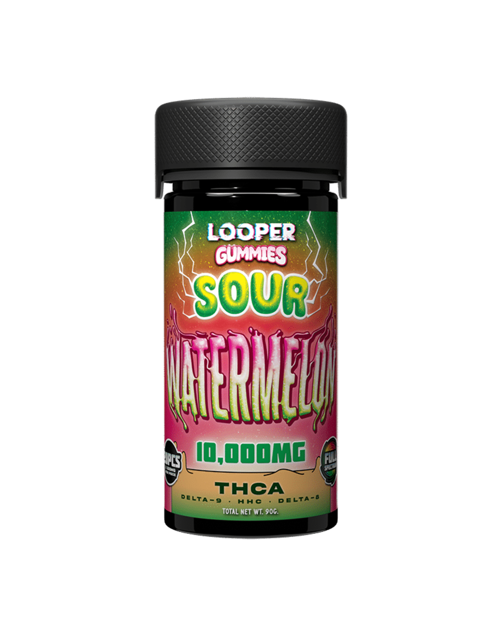 Looper Sour Watermelon Gummies 500mg 20ct
