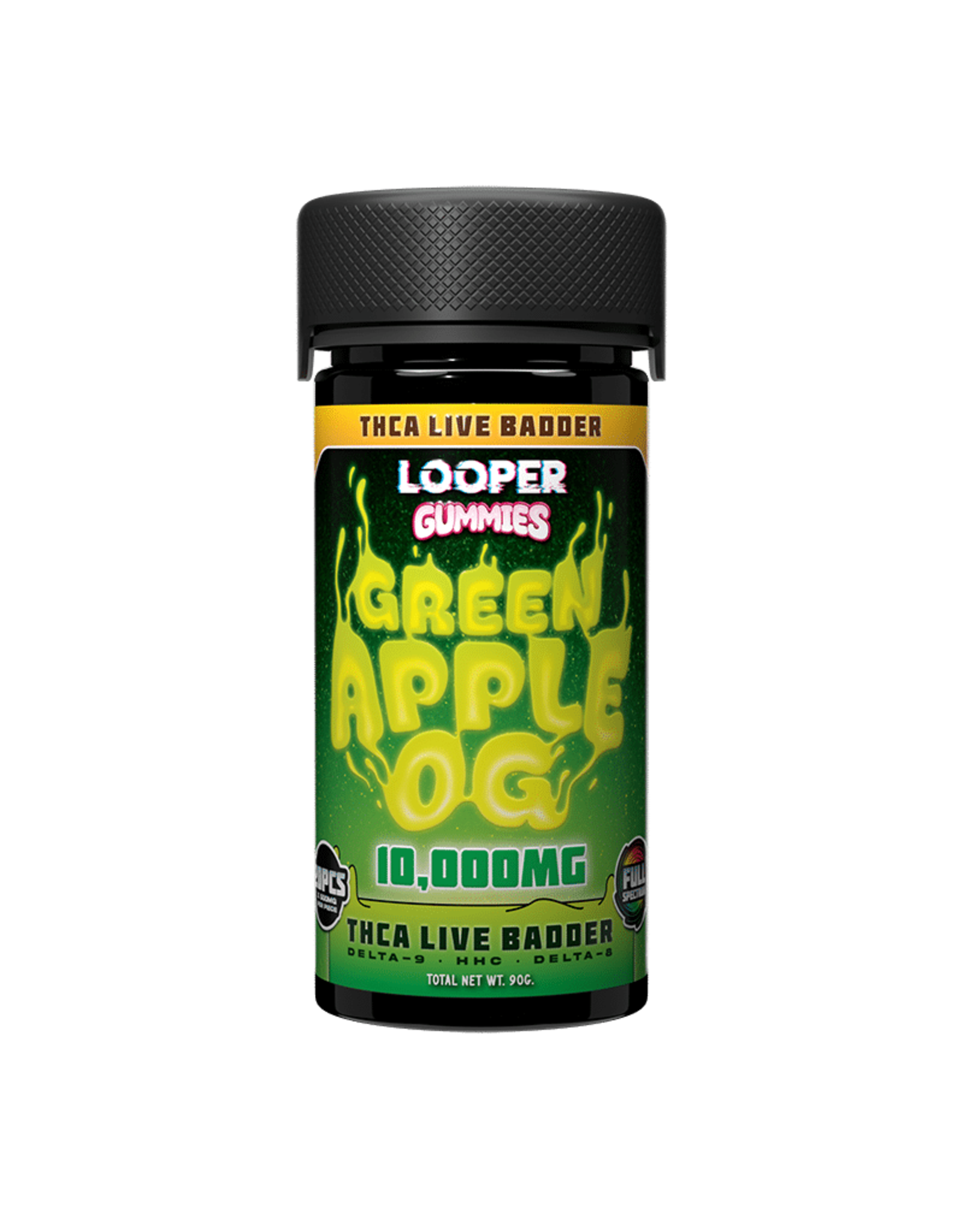 Looper Live Badder Green Apple OG Gummies 500mg 20ct