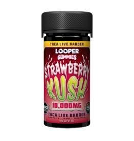 Looper Looper Live Badder THCa Delta-9 HHC Delta-8 Strawberry Kush Gummies 500mg 20ct