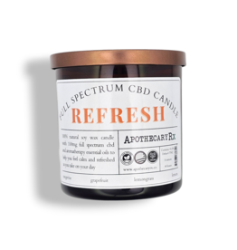 Apothecary Rx Apothecary Rx Full Spectrum CBD Aromatherapy Candle REFRESH 100mg 8oz