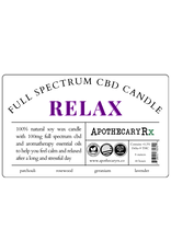 Apothecary Rx Apothecary Rx Full Spectrum CBD Aromatherapy Candle RELAX 100mg 8oz