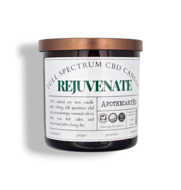 Apothecary Rx Full Spectrum CBD Aromatherapy Candle REJUVENATE 100mg 8oz
