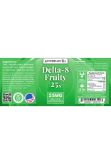 Apothecary Rx Apothecary Rx Delta 8 Fruity 25s Vegan Gummies 25mg 20ct