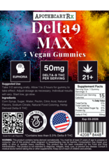 Apothecary Rx Apothecary Rx Delta 9 MAX Vegan Gummies 50mg 5ct
