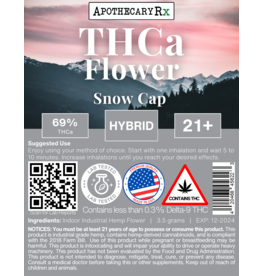 Apothecary Rx Apothecary Rx THCa Hemp Flower Snow Cap Hybrid 69% 3.5gr