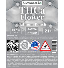 Apothecary Rx Apothecary Rx THCa Flower Platinum Punch 25.6% 3.5g