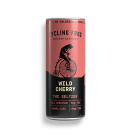 Cycling Frog Cycling Frog Delta 9 CBD 1:2 Wild Cherry Seltzer 15mg 12oz