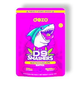 Dozo Dozo Delta 9 Smashers THCP Delta-10 Delta-11 Watermelon Sativa 500mg Gummies 20ct