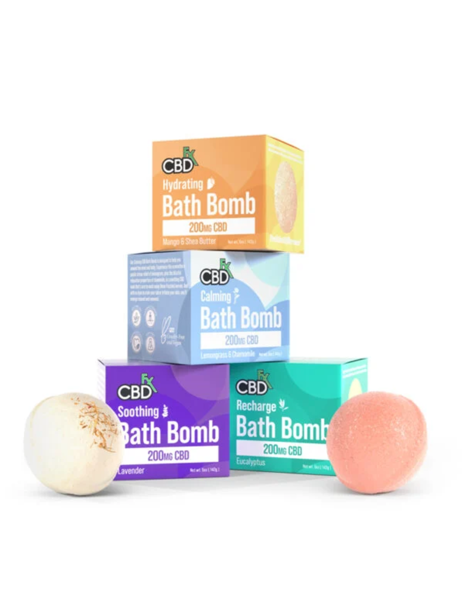CBDfx CBDFx CBD Bath Bomb 200mg 5oz