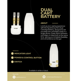 Apothecary Rx Apothecary Rx Dual Cartridge Battery
