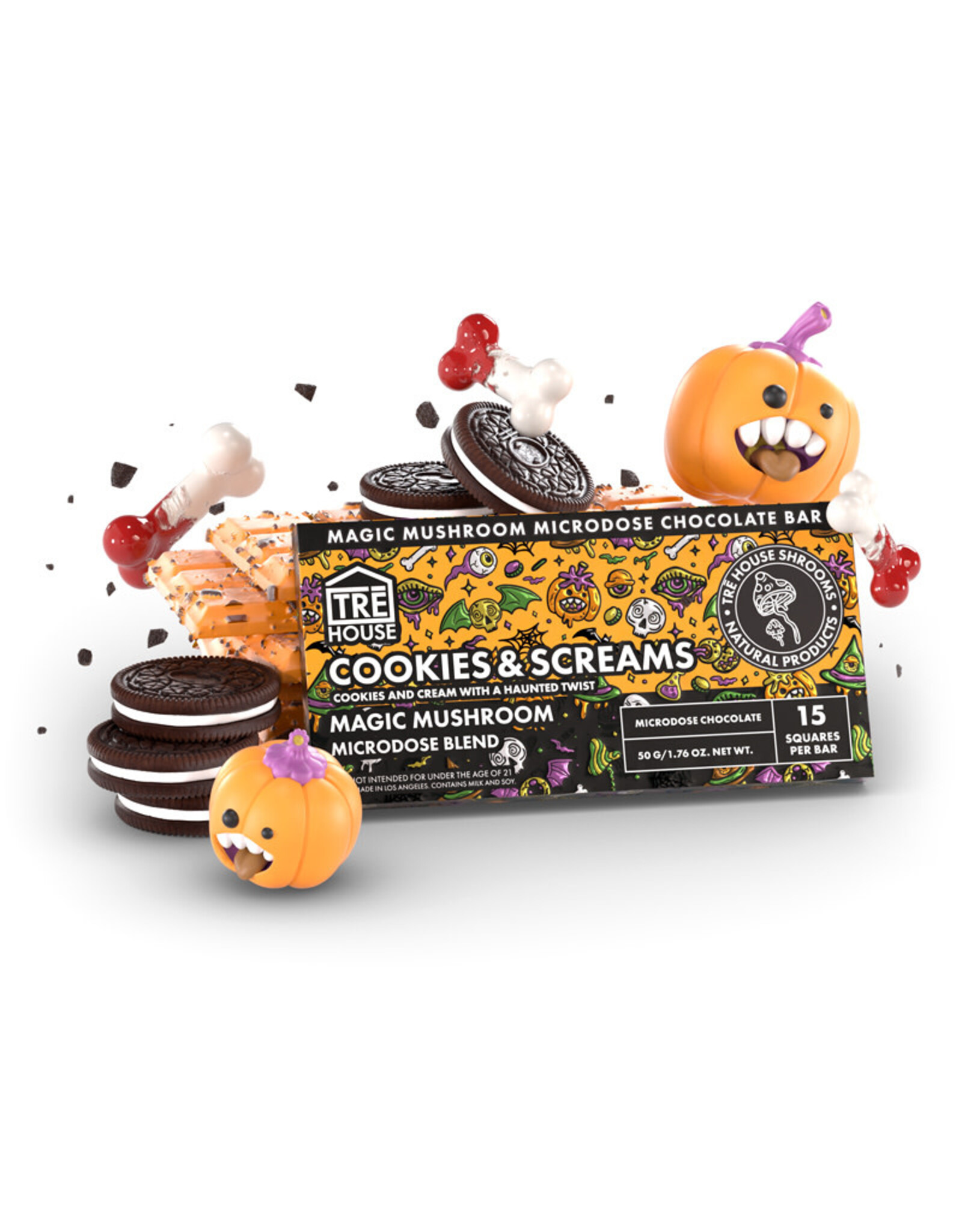 Tre House Tre House Magic Mushroom Microdose Chocolate Bar