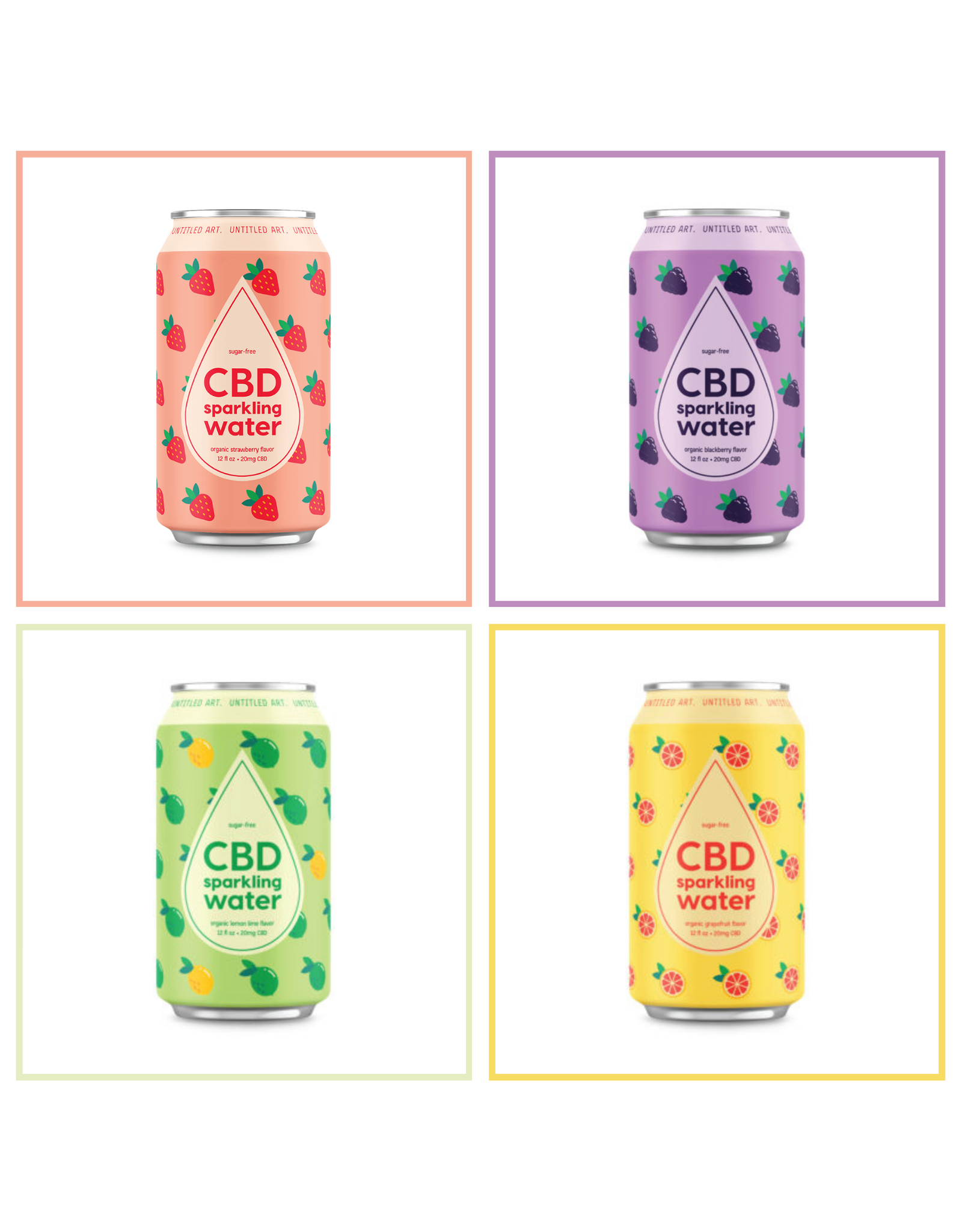 Untitled Art Goodwell CBD Sparkling Water