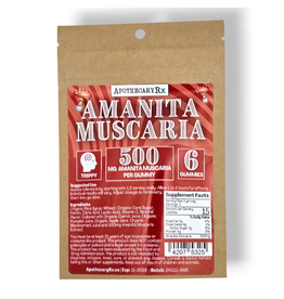 Apothecary Rx Apothecary Rx Amanita Muscaria Magic Mushroom Gummies 500mg 6ct