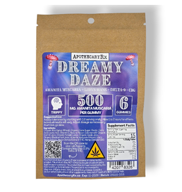 Apothecary Rx Apothecary Rx Amanita Muscaria Dreamy Daze Magic Mushroom Gummies 500mg 6ct