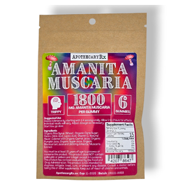 Apothecary Rx Apothecary Rx Amanita Muscaria Magic Mushroom Gummies 1800mg 6ct