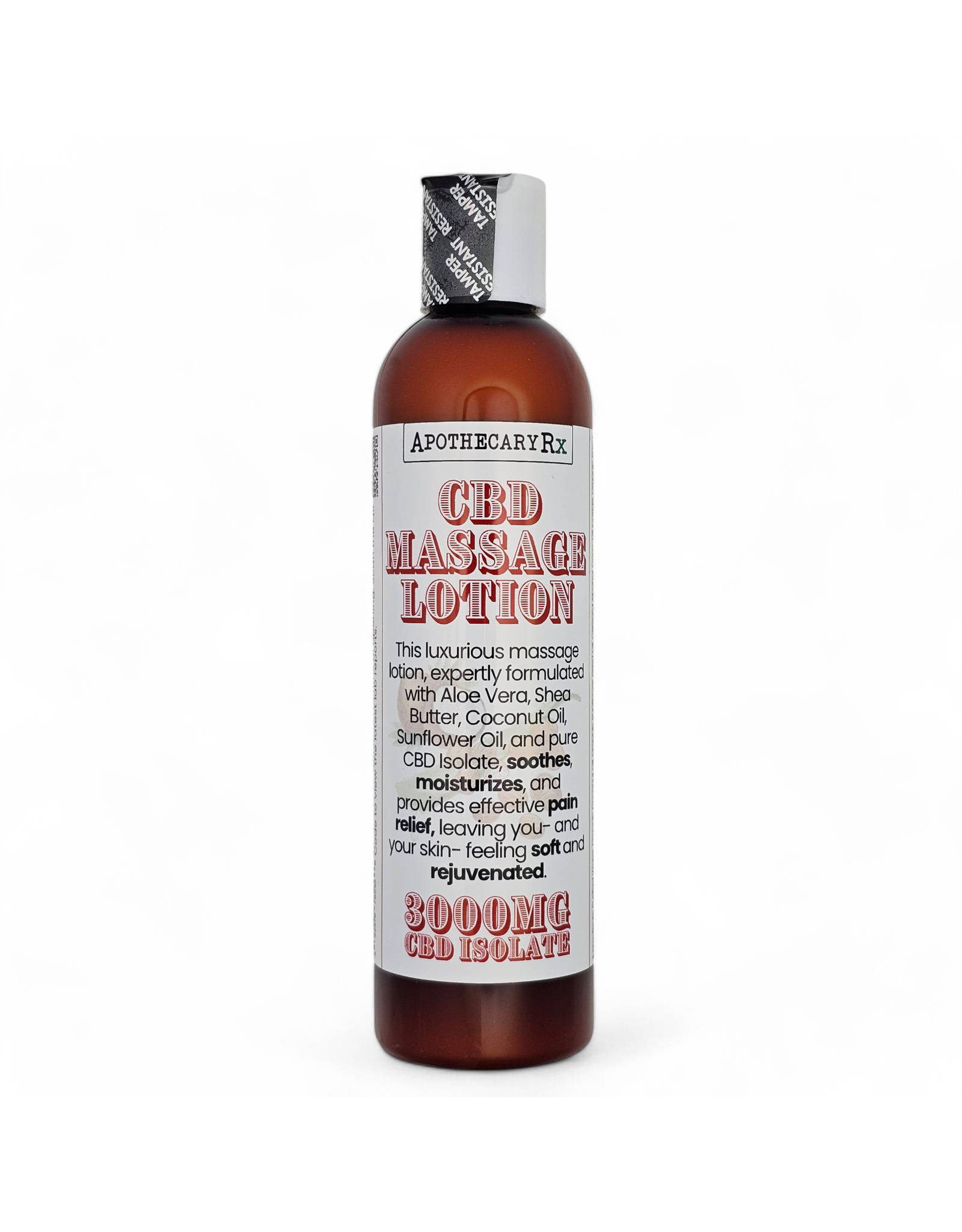 Apothecary Rx Apothecary Rx CBD Isolate Massage Lotion 3000mg 8oz