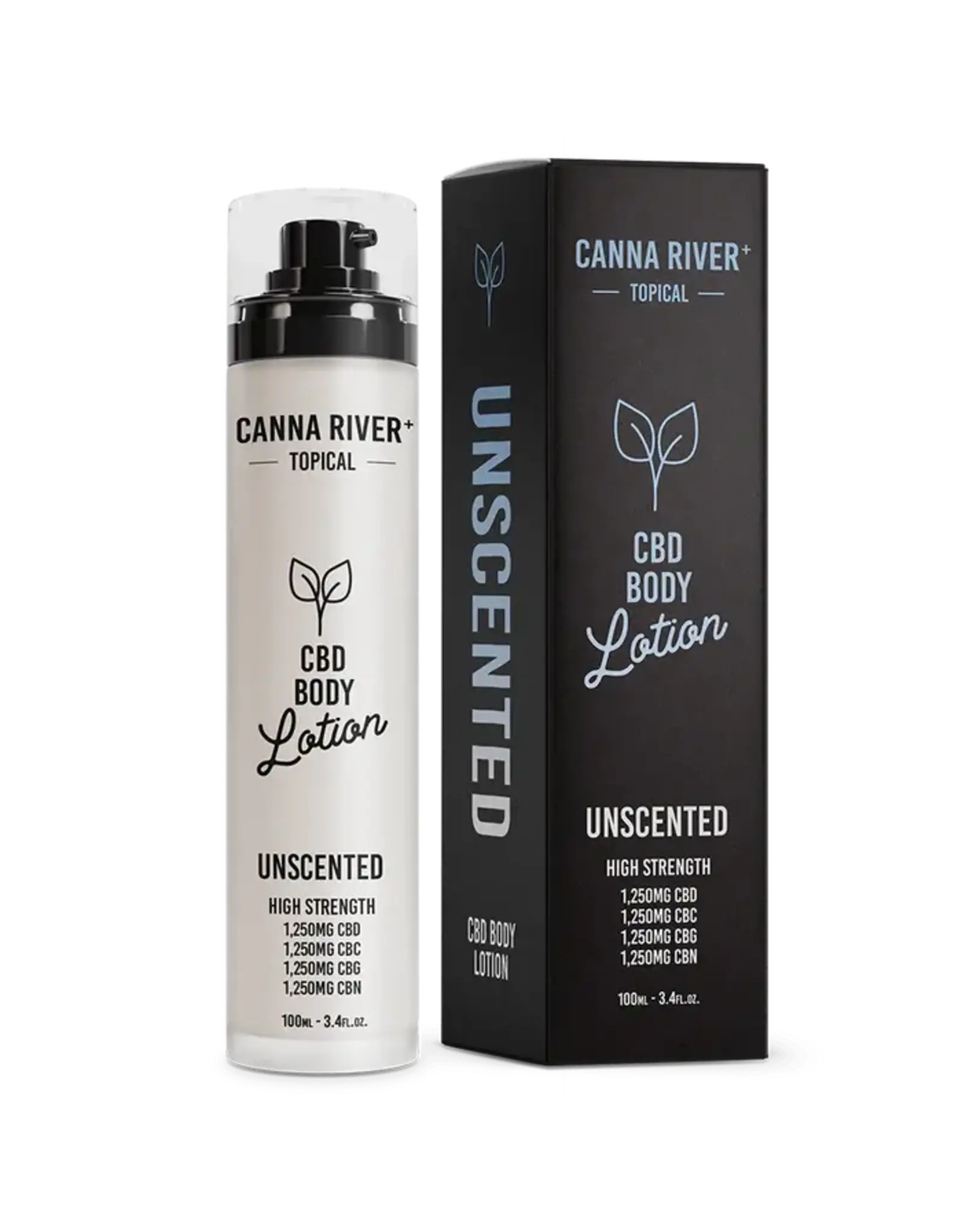 Canna River Canna River 5000mg CBD CBC CBN CBG 1:1:1:1 Body Lotion 3.4oz