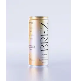 Brez Brez Flow Lemon Elderflower Lions Mane Cacao Black Seed Oil L-Theanine 10oz
