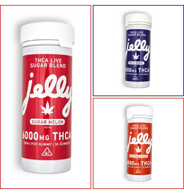 Jelly Jelly 200mg THCA Delta-8 Delta-9 Live Sugar Gummies 30ct