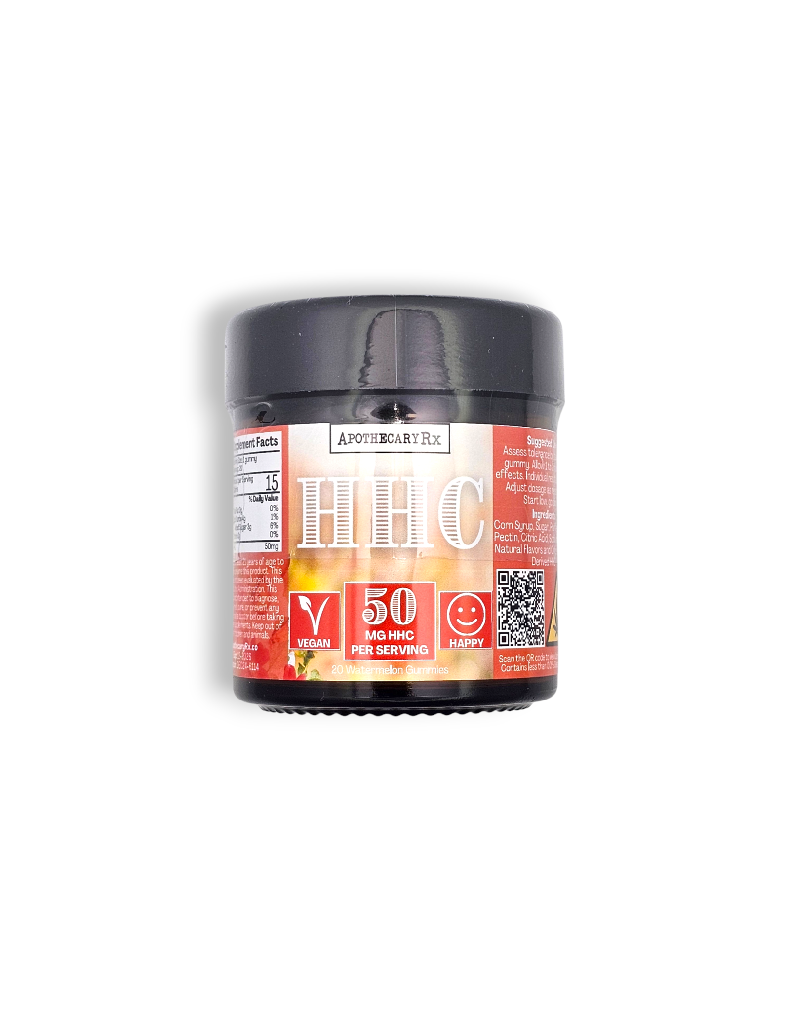 Apothecary Rx 50mg HHC Vegan Gummies