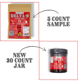 Apothecary Rx Apothecary Rx 10mg Delta-9 with 10mg CBD Vegan Gummies