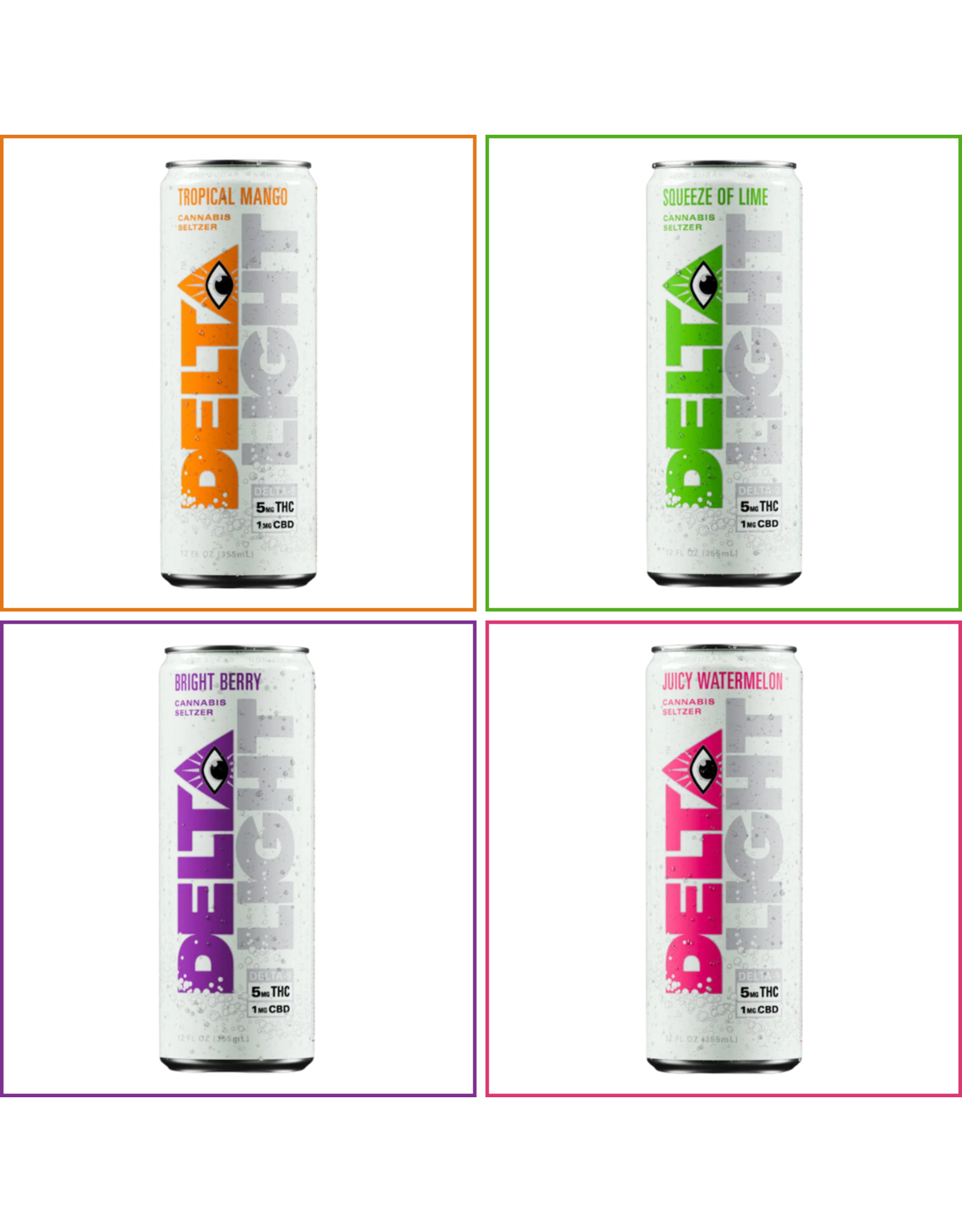 Delta Beverages Delta Beverages Delta Light 5mg Delta-9 Sparkling Water 12floz