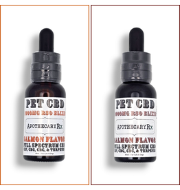 Apothecary Rx Full Spectrum CBD CBC CBG CBN Salmon Flavored RSO Elixir for Pets